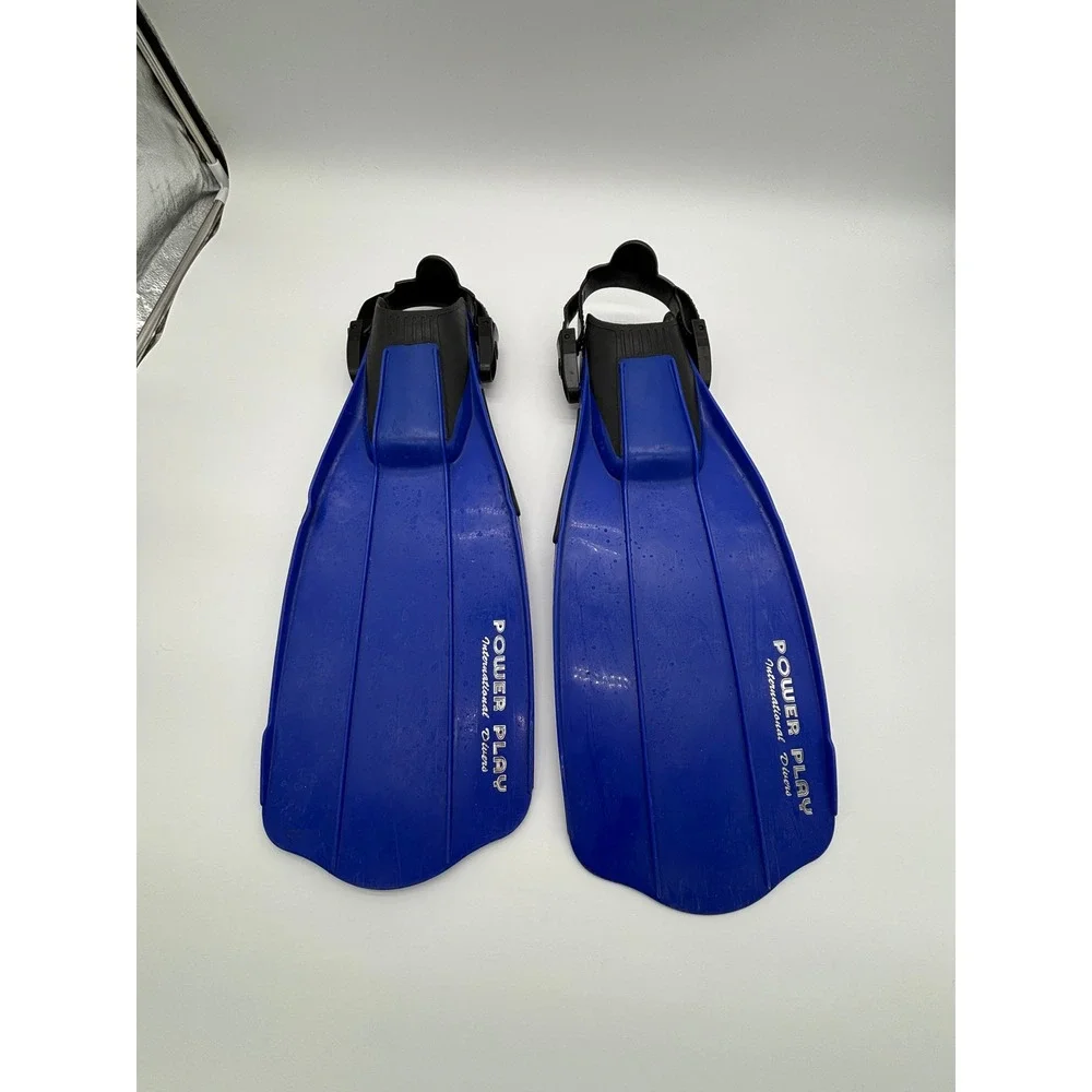 Power Play International Divers‎ Blue Swim Fins Swimming Flippers